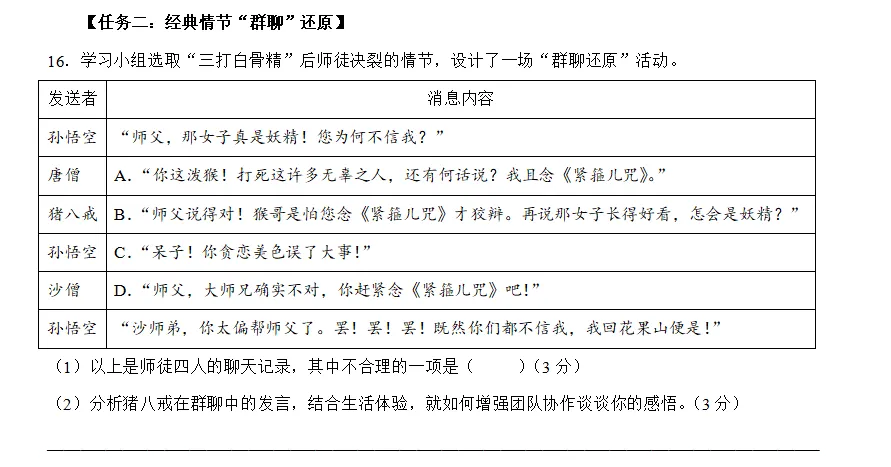 【2026全国真题视野】名著新考法-第3张图片-四季读书网