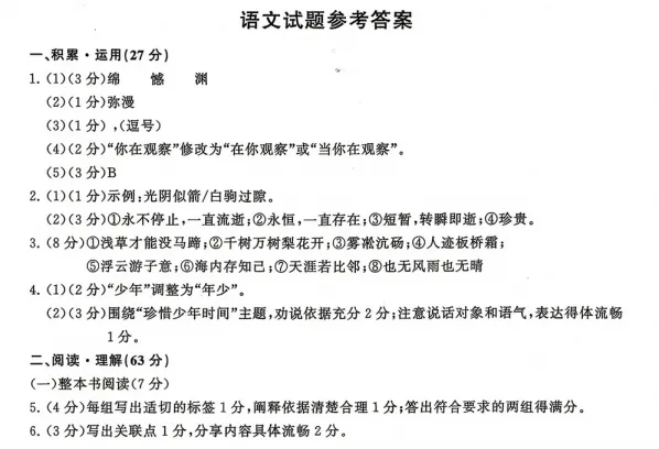 2026年江苏连云港中考语文试题及参考答案-第8张图片-四季读书网
