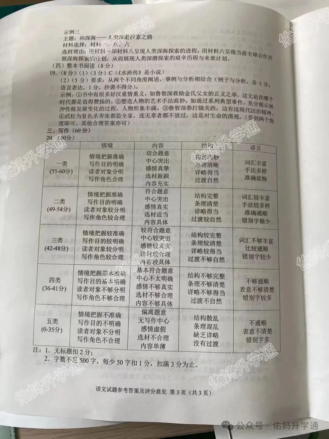 重庆2026中考标准答案+真题,全科出炉!-第3张图片-四季读书网 重庆2026中考标准答案+真题,全科出炉!-第3张图片-四季读书网