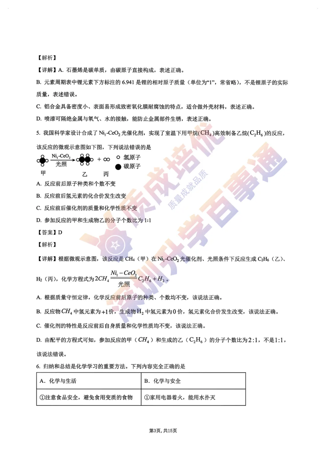 最新!深中三模全科真题解析出炉!-第50张图片-四季读书网 最新!深中三模全科真题解析出炉!-第50张图片-四季读书网