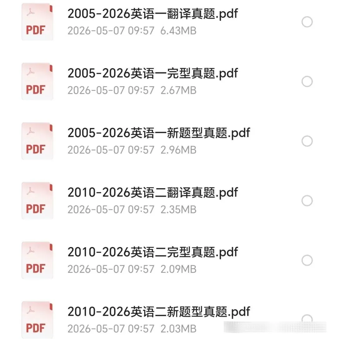27考研|历年考研英语真题(分题型版),阅读、翻译、完型、新题型PDF,免费下载-第2张图片-四季读书网 27考研|历年考研英语真题(分题型版),阅读、翻译、完型、新题型PDF,免费下载-第2张图片-四季读书网
