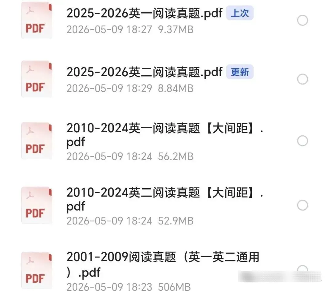 27考研|历年考研英语真题(分题型版),阅读、翻译、完型、新题型PDF,免费下载-第3张图片-四季读书网 27考研|历年考研英语真题(分题型版),阅读、翻译、完型、新题型PDF,免费下载-第3张图片-四季读书网