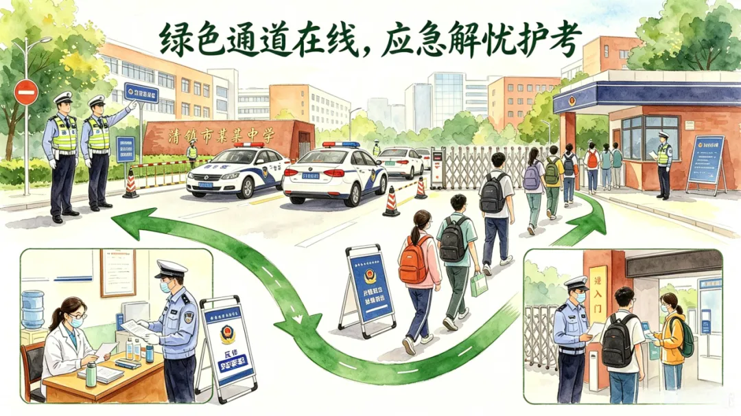 护航中考,清镇公安暖心上线~-第3张图片-四季读书网