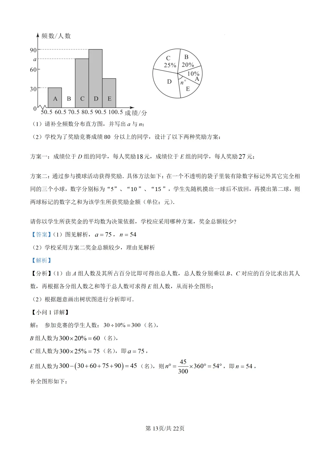 【中考模拟数学】莆田市砺成中学2025-2026学年九年级6月校本数学试卷+答案解析-第26张图片-四季读书网