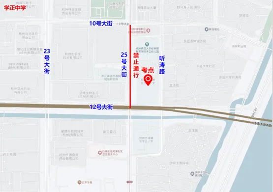 中考期间钱塘区临时交通管制通告-第8张图片-四季读书网