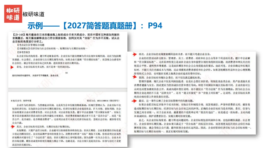 27考研管理学真题解析之答题技巧--上-第22张图片-四季读书网