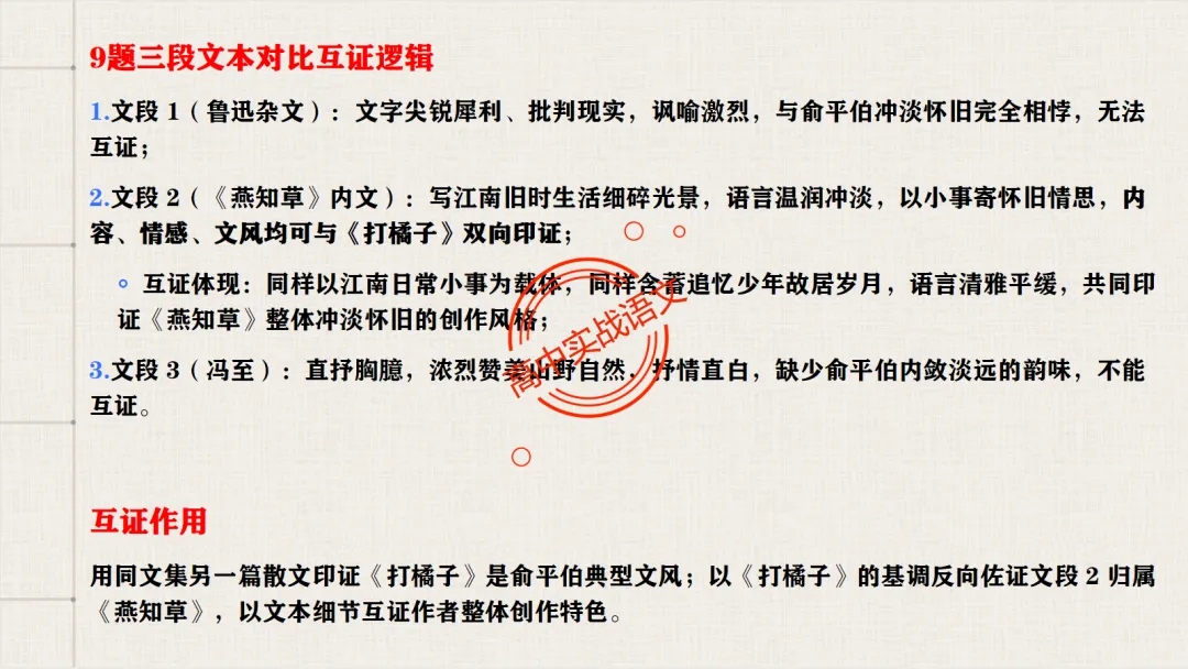 10+篇【真题散文】中透视【散文考点】(结构思路+内容要点+形象语言+手法文体+标题意蕴等)-第40张图片-四季读书网 10+篇【真题散文】中透视【散文考点】(结构思路+内容要点+形象语言+手法文体+标题意蕴等)-第40张图片-四季读书网