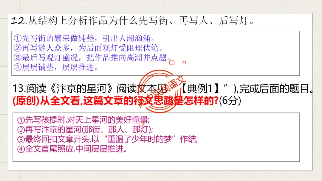 10+篇【真题散文】中透视【散文考点】(结构思路+内容要点+形象语言+手法文体+标题意蕴等)-第49张图片-四季读书网 10+篇【真题散文】中透视【散文考点】(结构思路+内容要点+形象语言+手法文体+标题意蕴等)-第49张图片-四季读书网