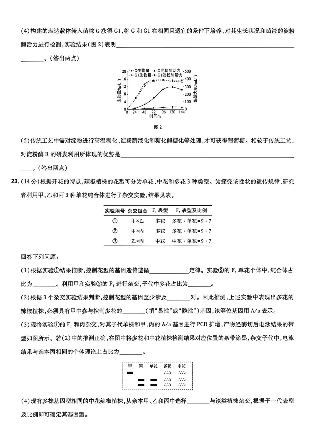 2026年高考生物真题丨河北卷-第8张图片-四季读书网