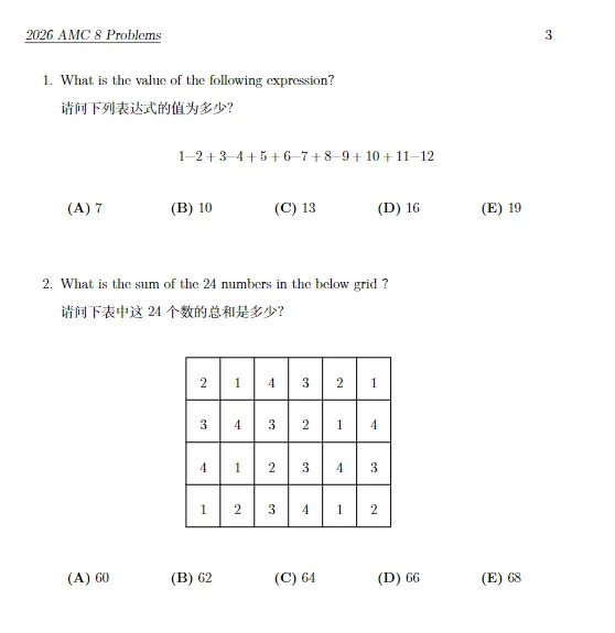 *AMC8备考没资料?词汇/真题/公式大礼包来啦!看完闭眼拿分!-第15张图片-四季读书网 *AMC8备考没资料?词汇/真题/公式大礼包来啦!看完闭眼拿分!-第15张图片-四季读书网