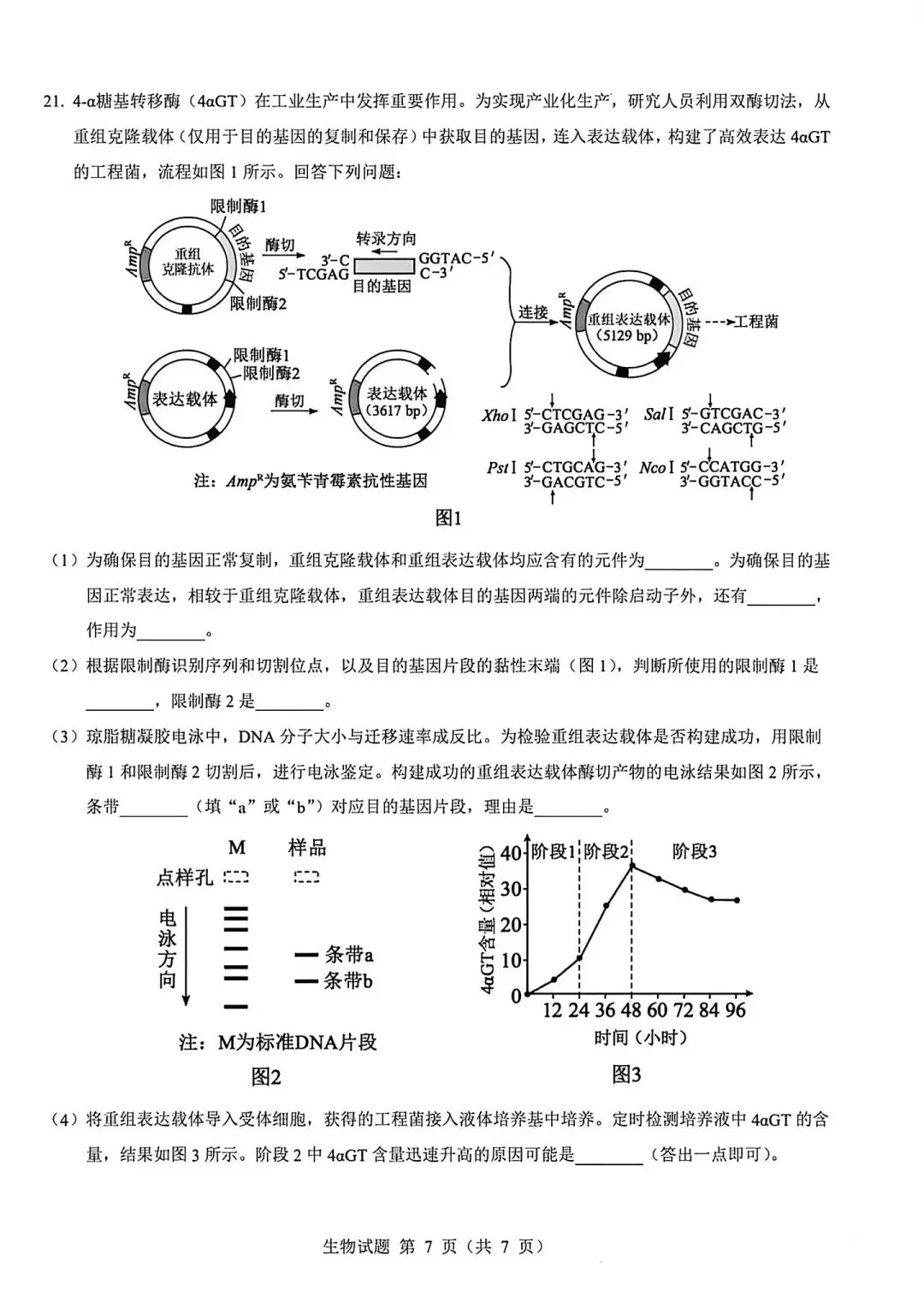 河南省2026生物高考真题-第7张图片-四季读书网