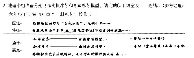2026年各省市地理中考地理真题再现(上海卷)-第11张图片-四季读书网