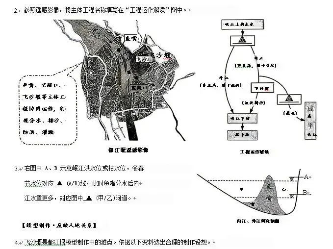 2026年各省市地理中考地理真题再现(上海卷)-第15张图片-四季读书网
