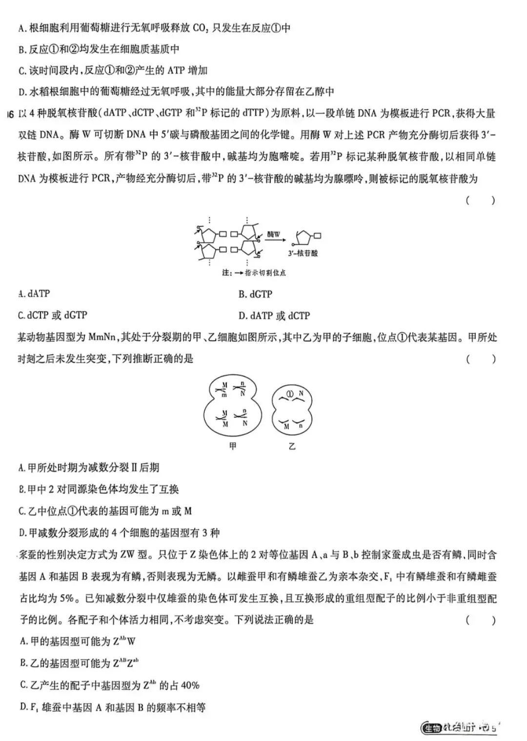 2026年山东高考生物真题-第2张图片-四季读书网 2026年山东高考生物真题-第2张图片-四季读书网