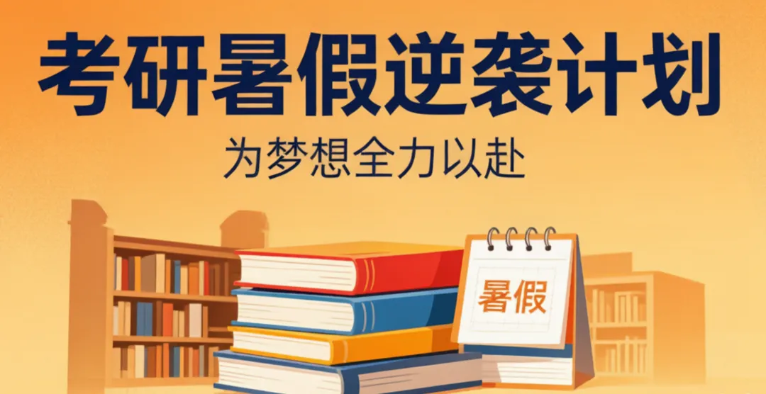 6月才开始准备考研,来得及吗?这份「暑假黄金逆袭计划」请收好(附5道英语)-第1张图片-四季读书网 6月才开始准备考研,来得及吗?这份「暑假黄金逆袭计划」请收好(附5道英语)-第1张图片-四季读书网