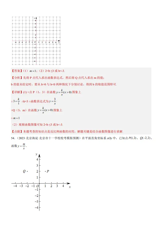 中考数学专题10 反比例函数及其应用-第44张图片-四季读书网
