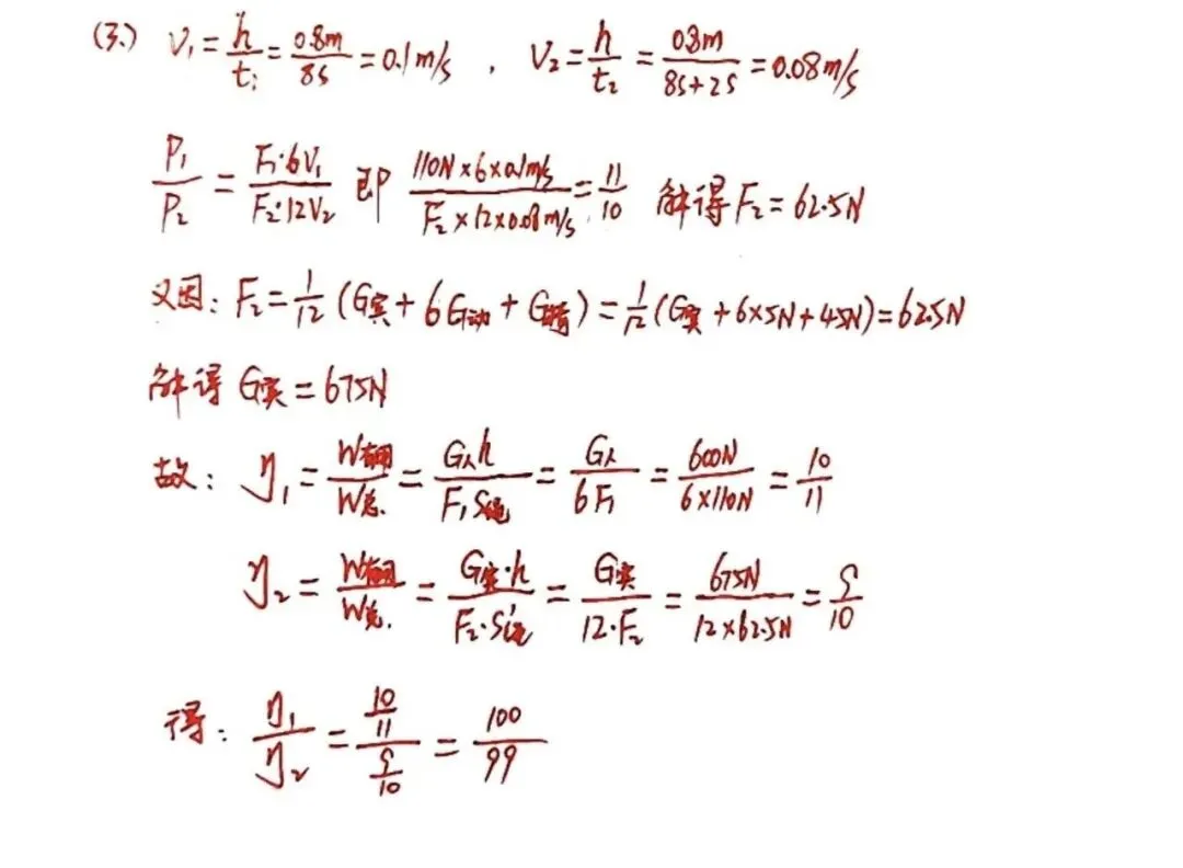中考物理压轴题拆解,出错率超乎想象!堪称初中力学天花板-第4张图片-四季读书网 中考物理压轴题拆解,出错率超乎想象!堪称初中力学天花板-第4张图片-四季读书网