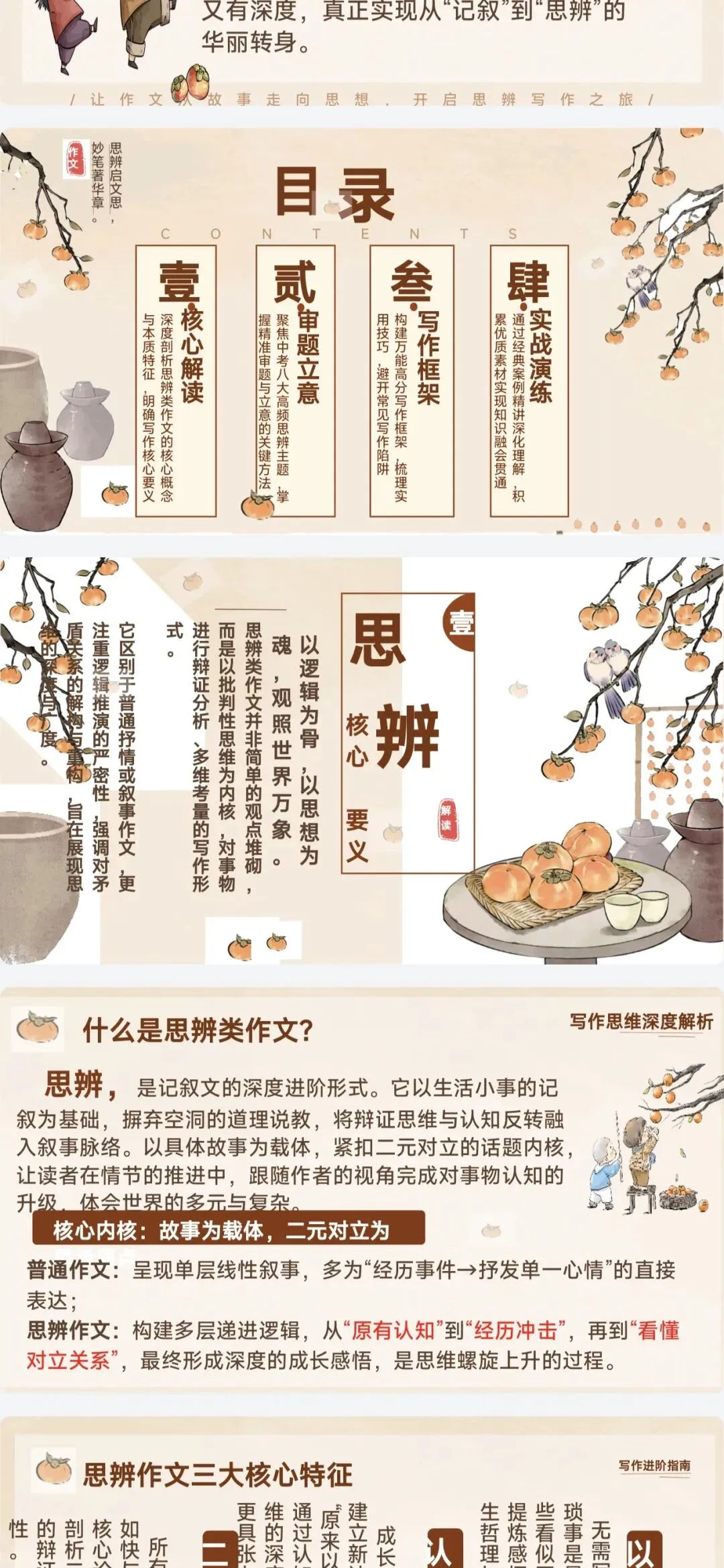 中考八大高频思辨主题作文|思辩写作技巧指导|全套中考思辨作文课件|附20篇思辨范文| 冲刺2026|吃透思辨立意,作文稳稳冲进高分档-第2张图片-四季读书网