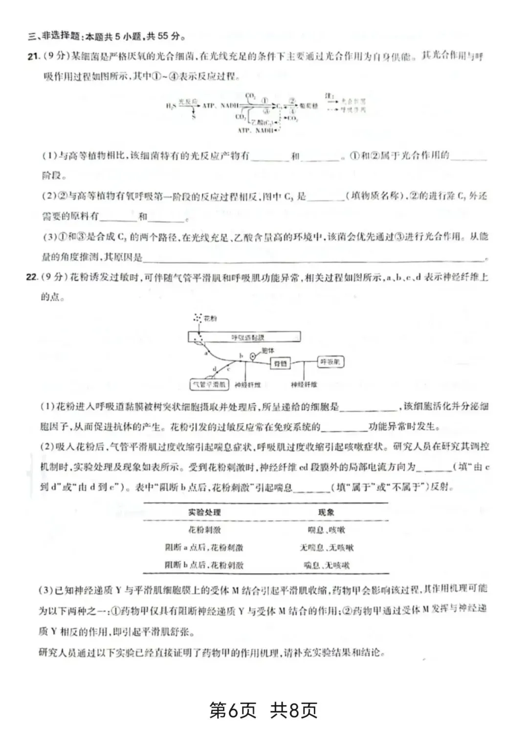 2026年山东高考真题(九科全包含日语俄语)(可下载PDF)-第60张图片-四季读书网 2026年山东高考真题(九科全包含日语俄语)(可下载PDF)-第60张图片-四季读书网