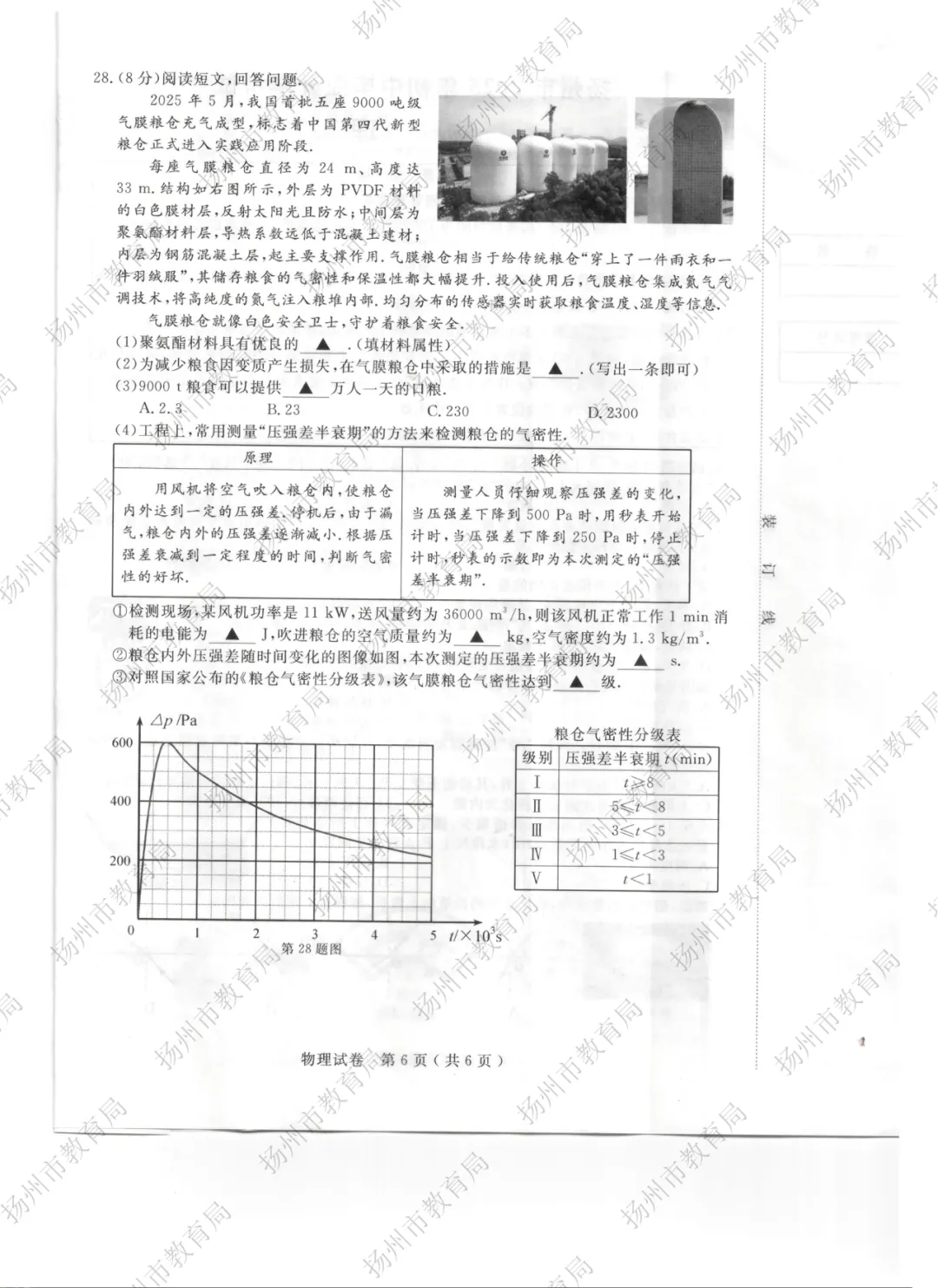 【重磅】2026扬州中考试卷新鲜出炉!在线估分已开启-第35张图片-四季读书网 【重磅】2026扬州中考试卷新鲜出炉!在线估分已开启-第35张图片-四季读书网
