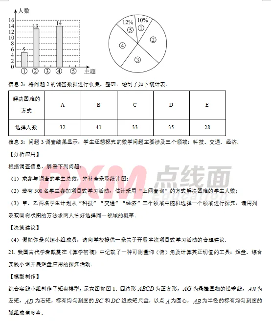 2026山东中考「数学」真题!-第9张图片-四季读书网