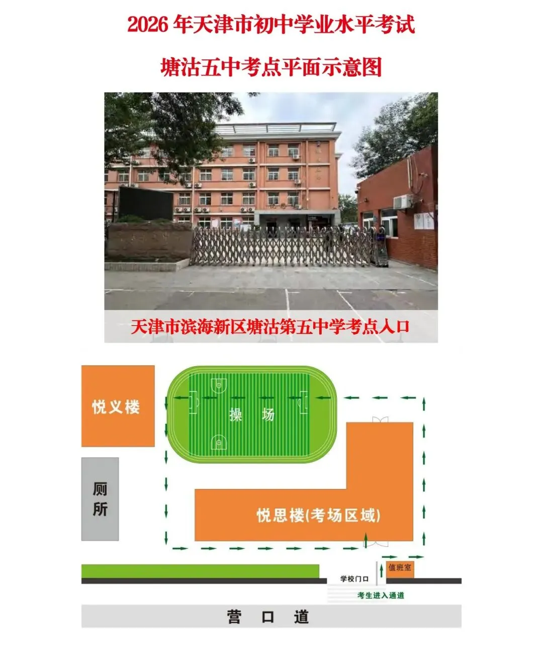 最新 | 滨海新区2026年中考考点已公布-第26张图片-四季读书网
