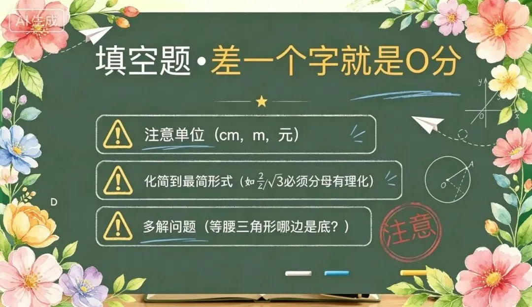 中考数学考前终极提醒!-第5张图片-四季读书网