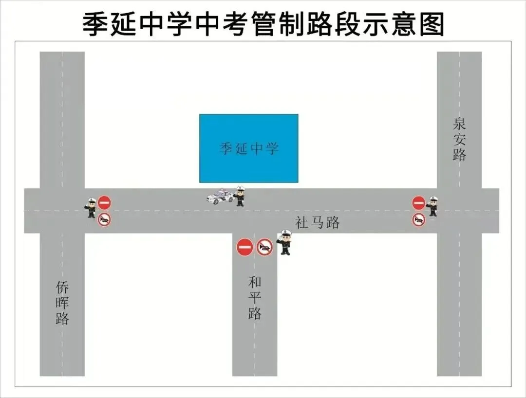 中考期间,晋江23个考点实施交通管制、禁行禁鸣-第9张图片-四季读书网