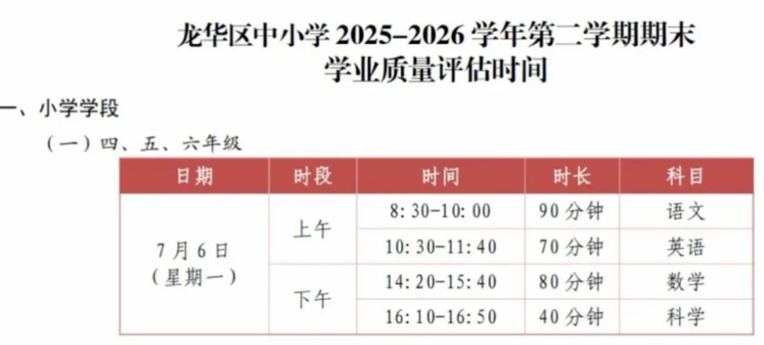 深圳多区中小学期末考试时间出炉!附往年真题答案-第7张图片-四季读书网 深圳多区中小学期末考试时间出炉!附往年真题答案-第7张图片-四季读书网