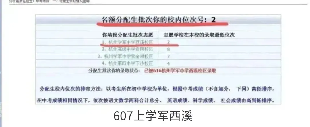 中考最大反差真相!607分上岸学军、633分落榜重高?分配生才是升学关键局-第3张图片-四季读书网 中考最大反差真相!607分上岸学军、633分落榜重高?分配生才是升学关键局-第3张图片-四季读书网