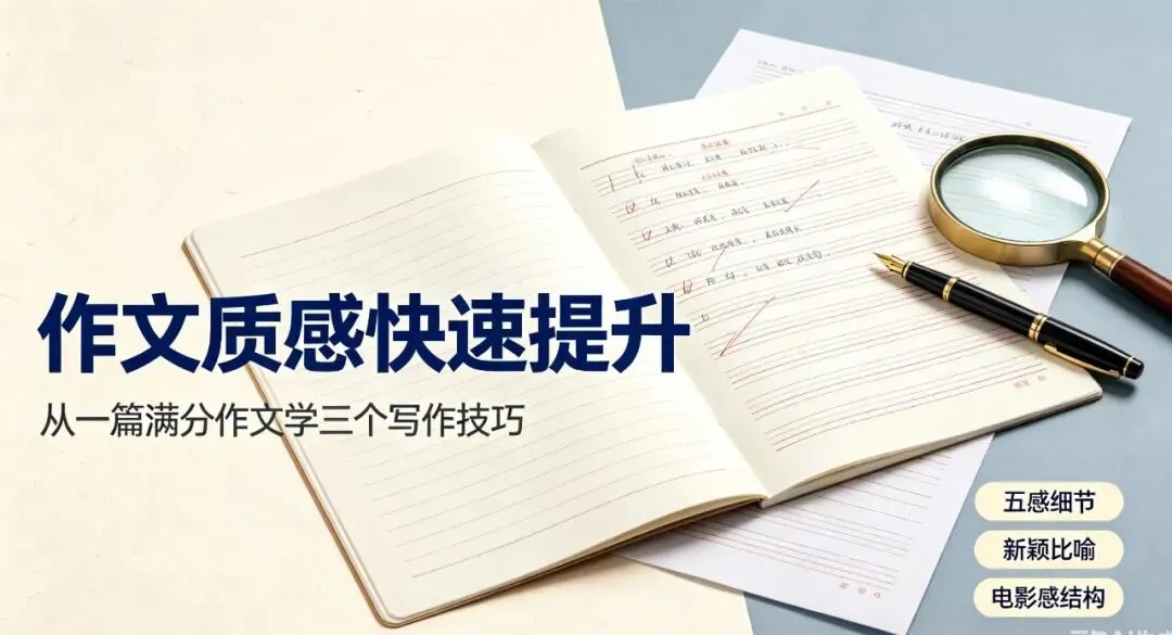 中考作文快速提分干货(三):逐句讲解一篇中考满分范文里的3个即学即会技巧-第1张图片-四季读书网 中考作文快速提分干货(三):逐句讲解一篇中考满分范文里的3个即学即会技巧-第1张图片-四季读书网