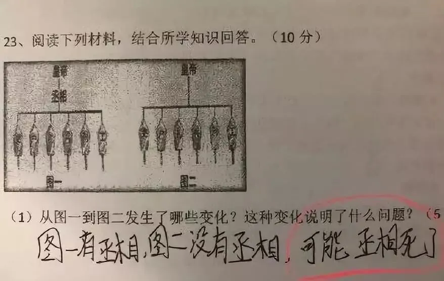 分享|小学生0分试卷曝光,看完笑出鼻涕泡,哈哈哈哈哈哈哈-第42张图片-四季读书网