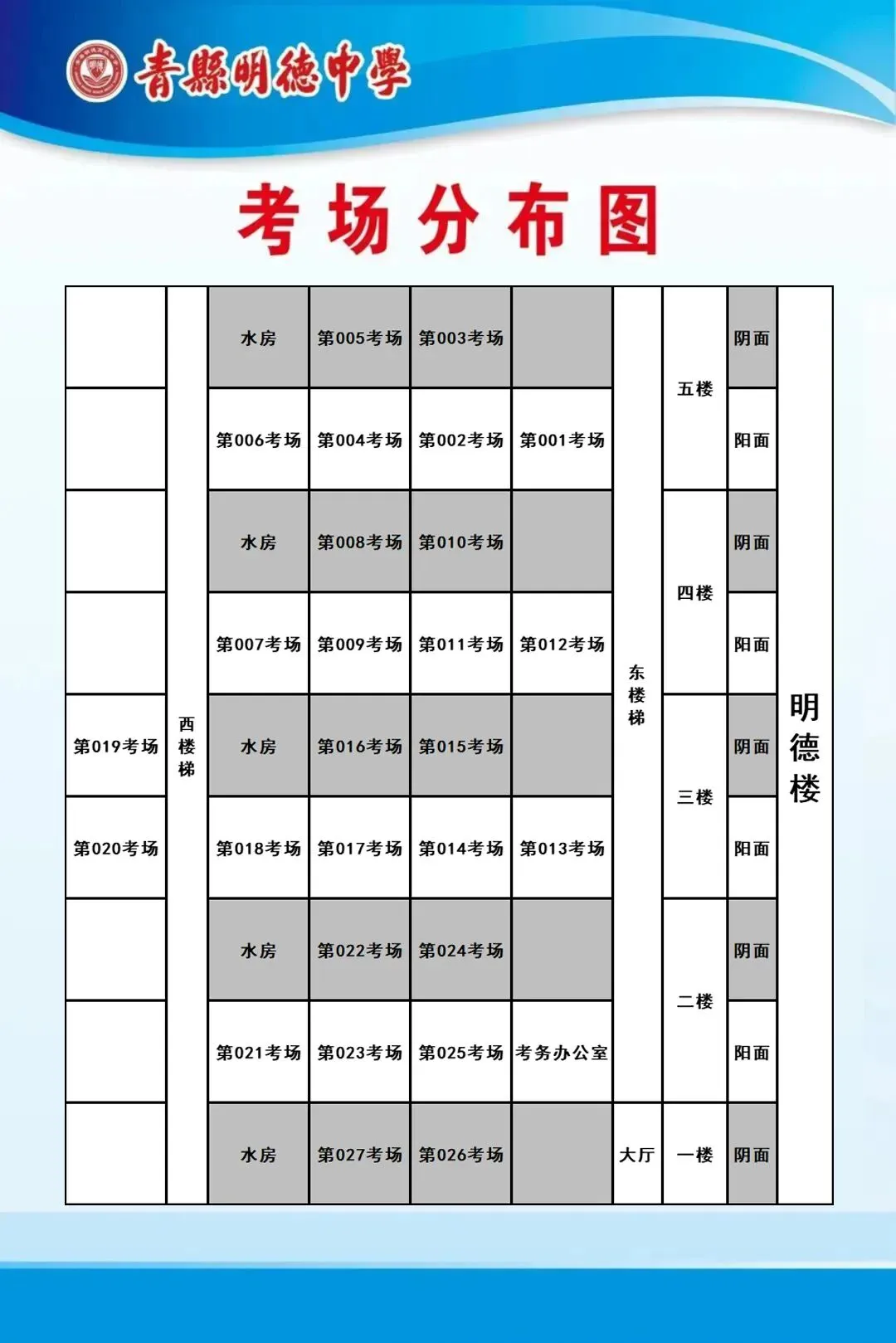 全力以赴 护航中考丨2026年河北省中考青县明德中学考场分布图来啦!-第27张图片-四季读书网 全力以赴 护航中考丨2026年河北省中考青县明德中学考场分布图来啦!-第27张图片-四季读书网