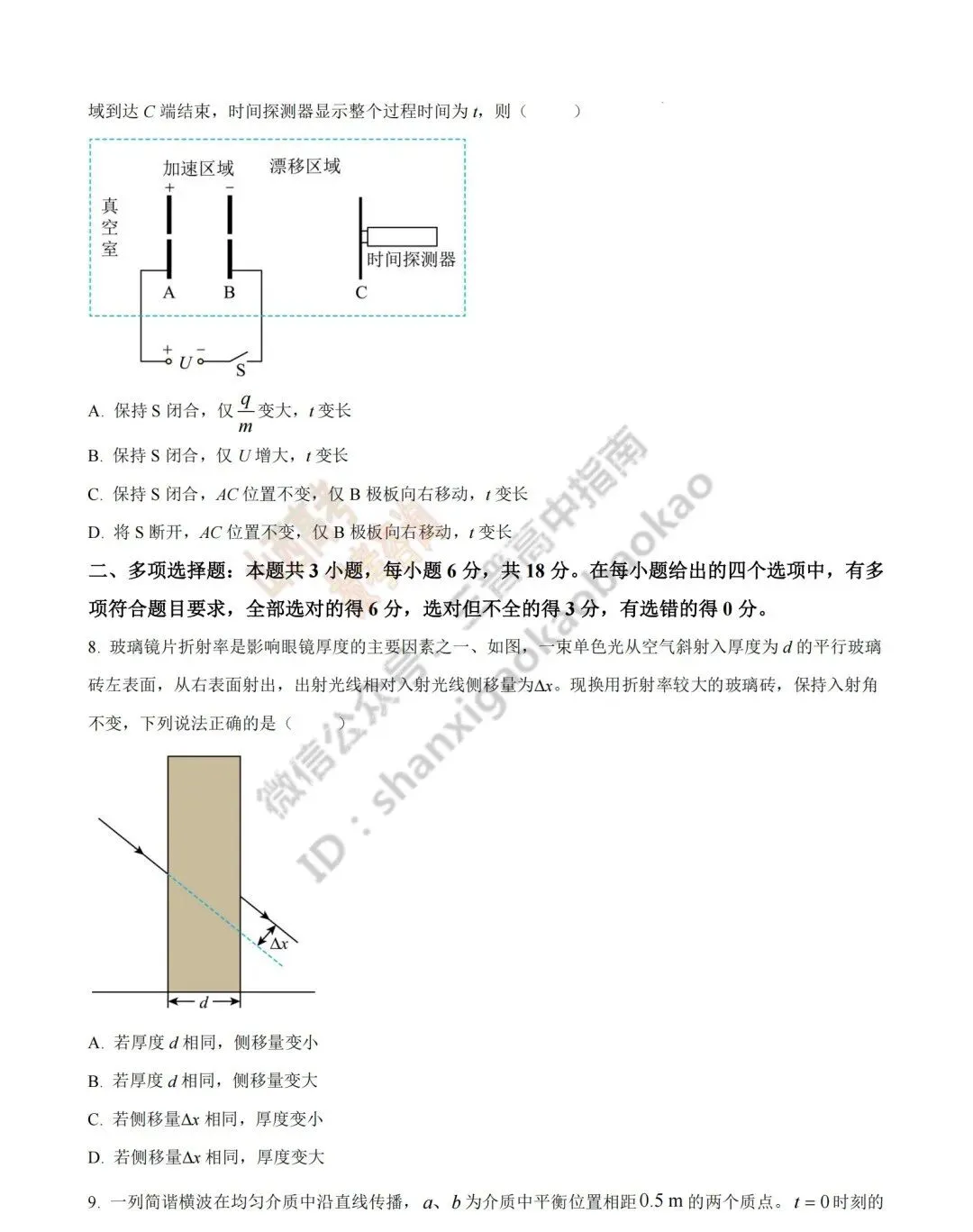 2026年山西高考真题语文/数学/英语/物理/生物/地理/政治/化学试题与答案(带试题分析) !-第98张图片-四季读书网