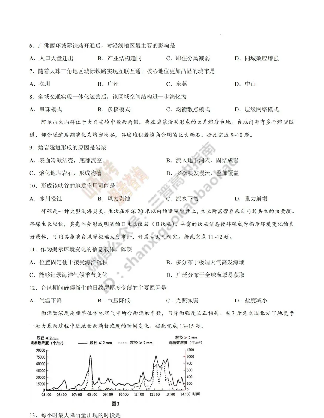 2026年山西高考真题语文/数学/英语/物理/生物/地理/政治/化学试题与答案(带试题分析) !-第211张图片-四季读书网