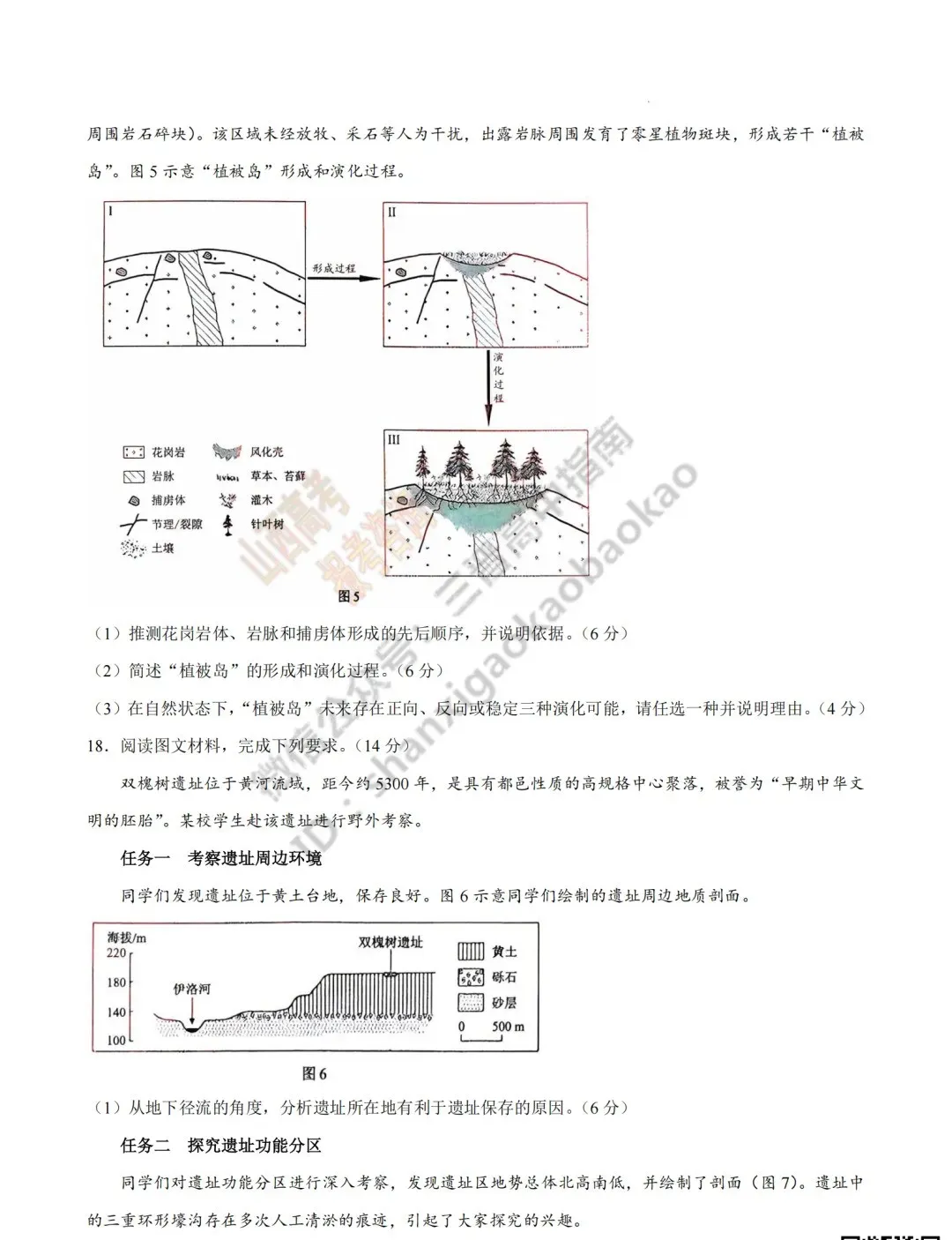 2026年山西高考真题语文/数学/英语/物理/生物/地理/政治/化学试题与答案(带试题分析) !-第213张图片-四季读书网