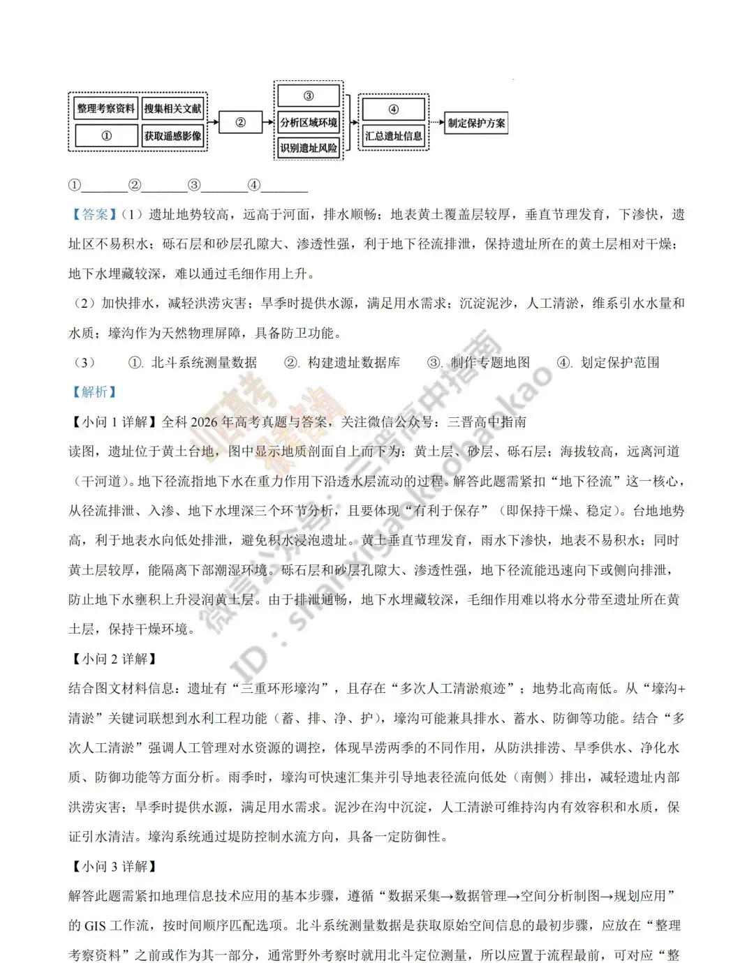 2026年山西高考真题语文/数学/英语/物理/生物/地理/政治/化学试题与答案(带试题分析) !-第226张图片-四季读书网