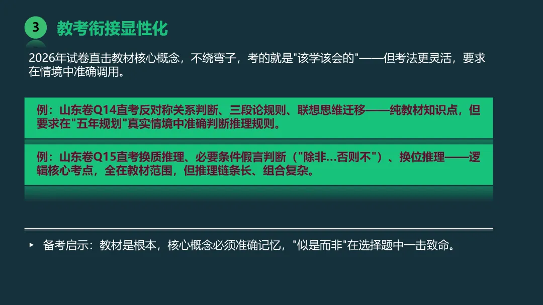 考试研究|2026年山东等级考政治试卷评析暨2027高考备考策略-第13张图片-四季读书网 考试研究|2026年山东等级考政治试卷评析暨2027高考备考策略-第13张图片-四季读书网