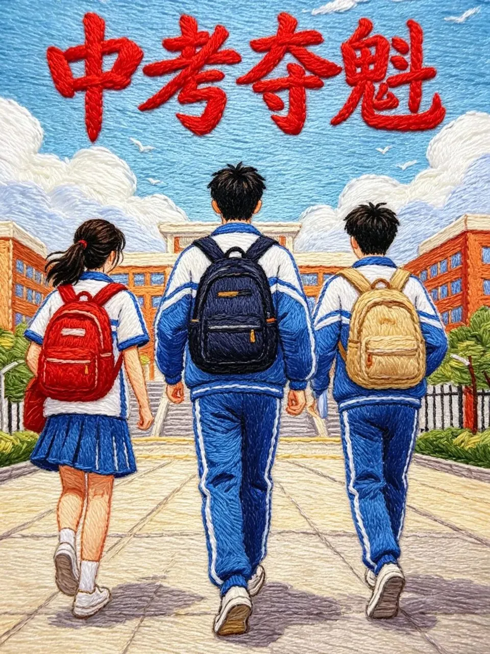 中考成绩是靠自己努力争取来的!-第2张图片-四季读书网