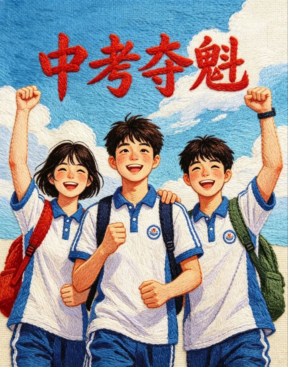 中考成绩是靠自己努力争取来的!-第3张图片-四季读书网