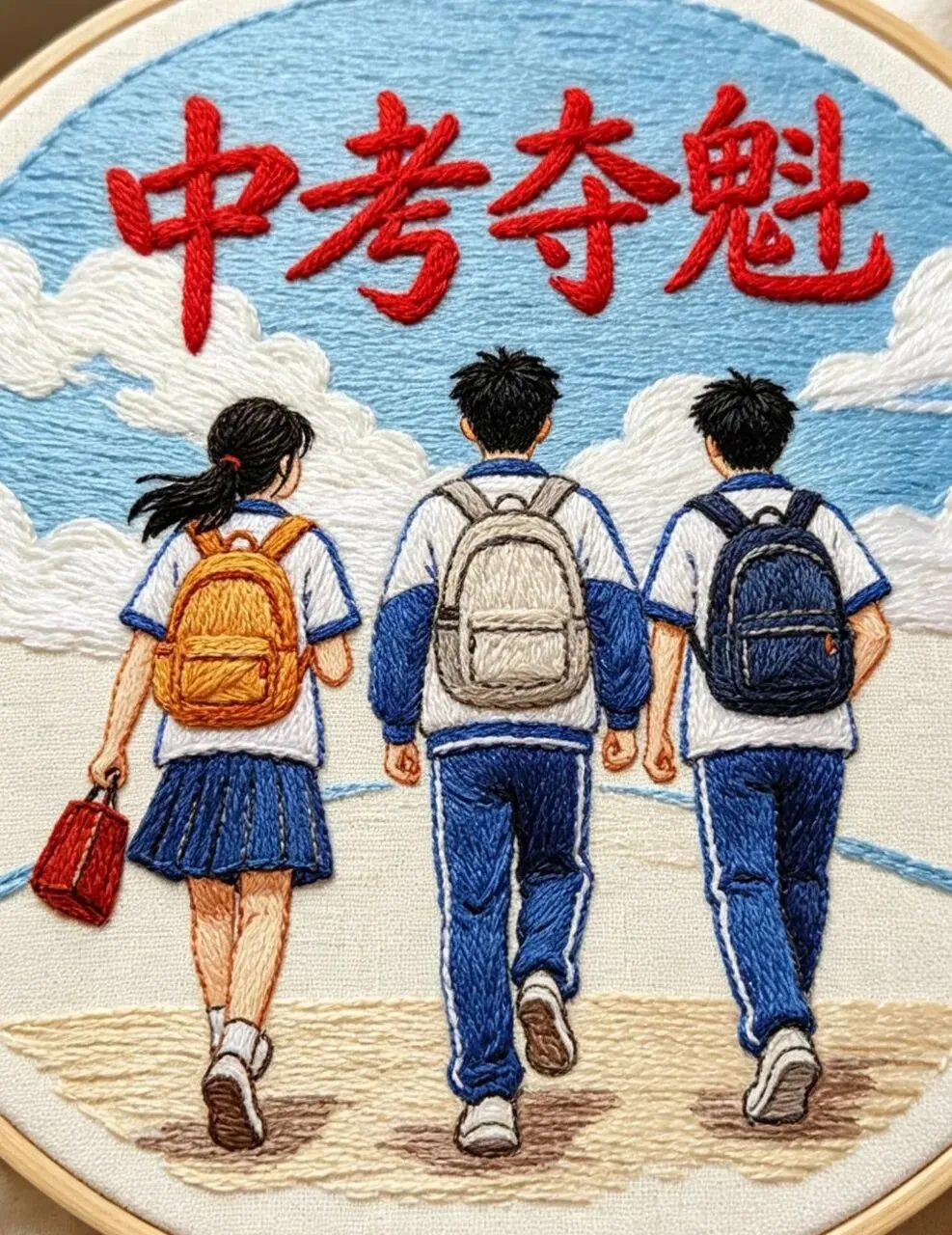 中考成绩是靠自己努力争取来的!-第4张图片-四季读书网