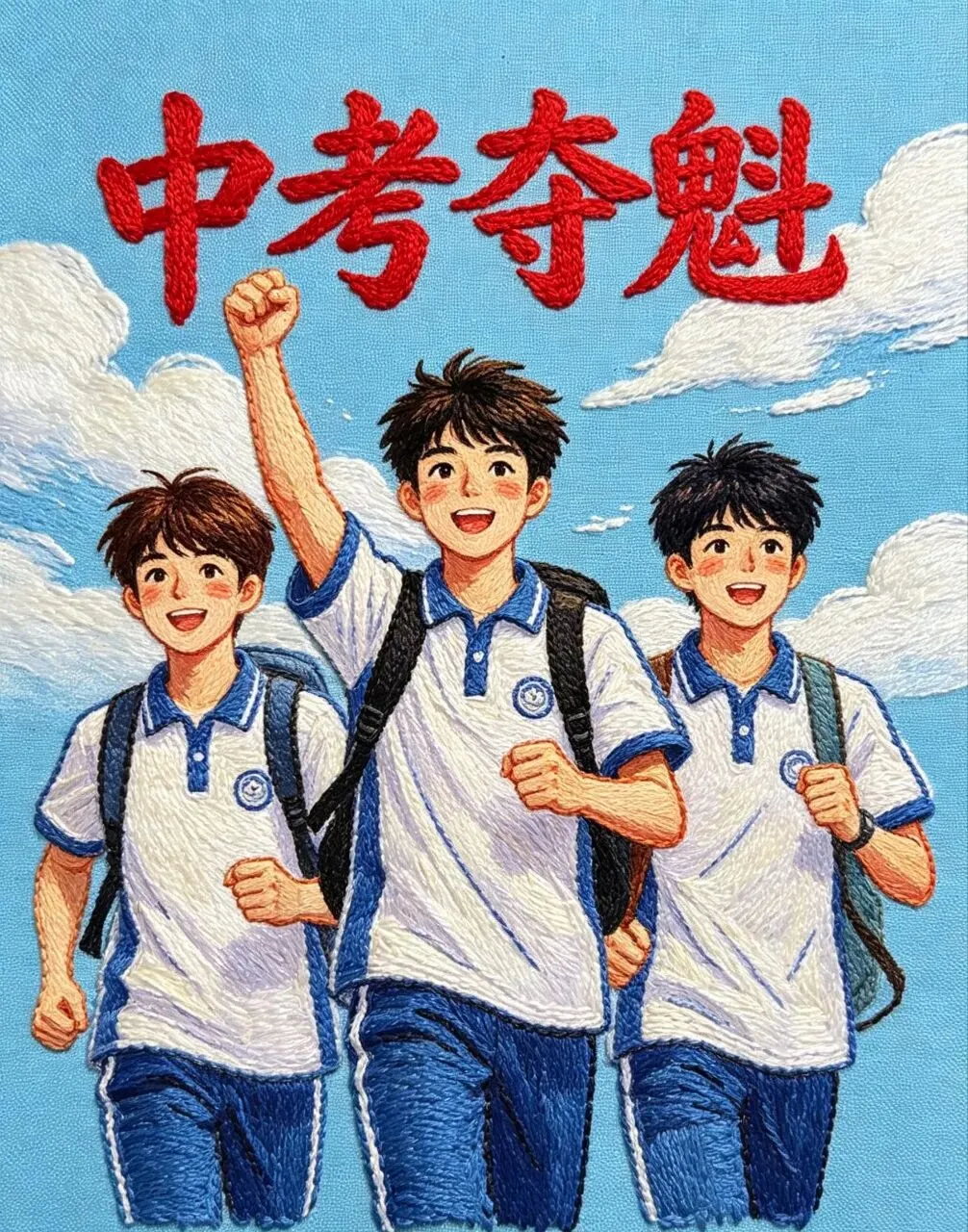 中考成绩是靠自己努力争取来的!-第5张图片-四季读书网