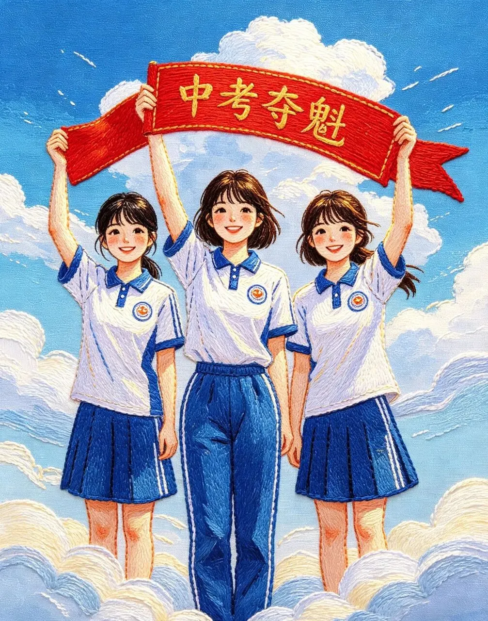 中考成绩是靠自己努力争取来的!-第8张图片-四季读书网