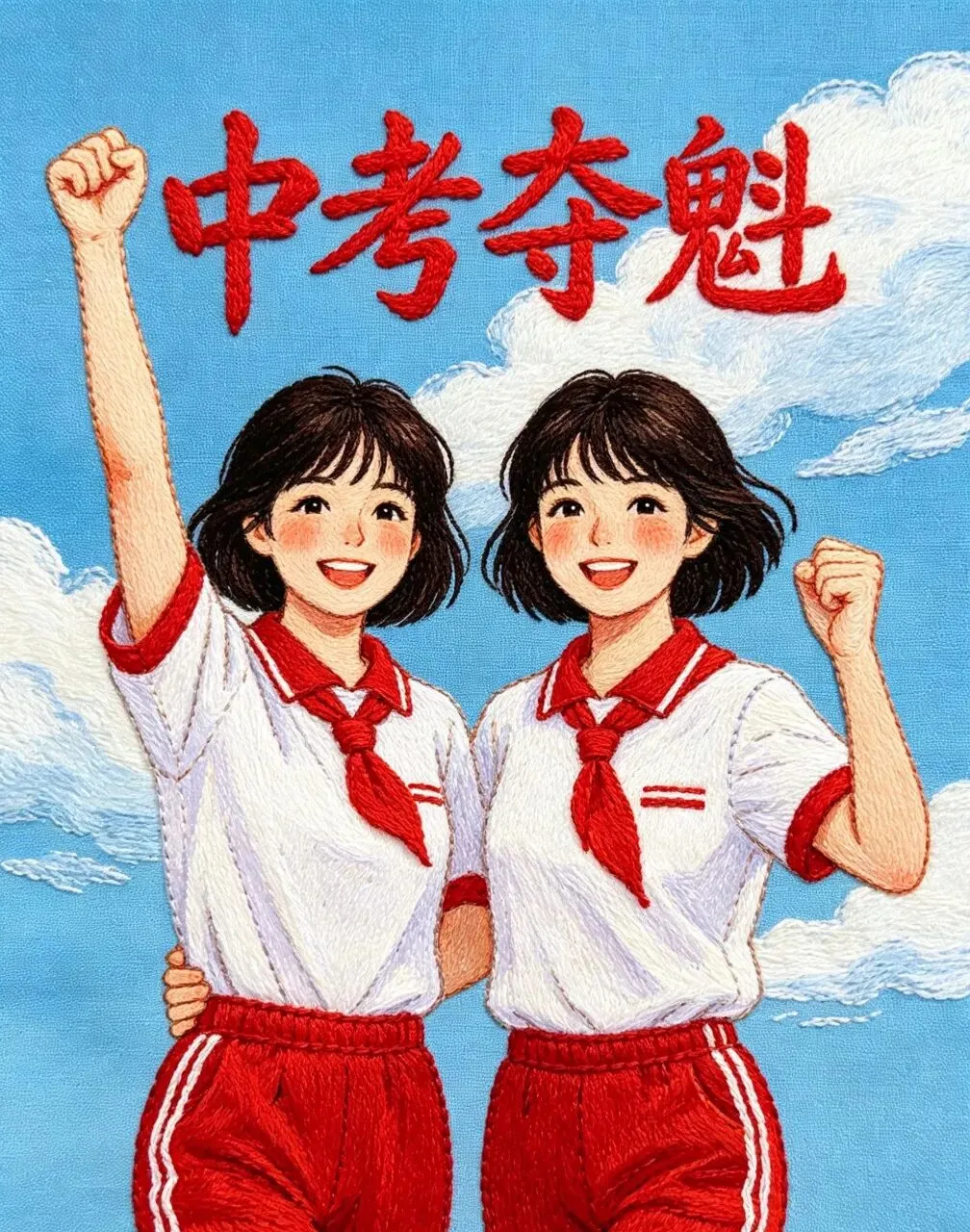 中考成绩是靠自己努力争取来的!-第9张图片-四季读书网