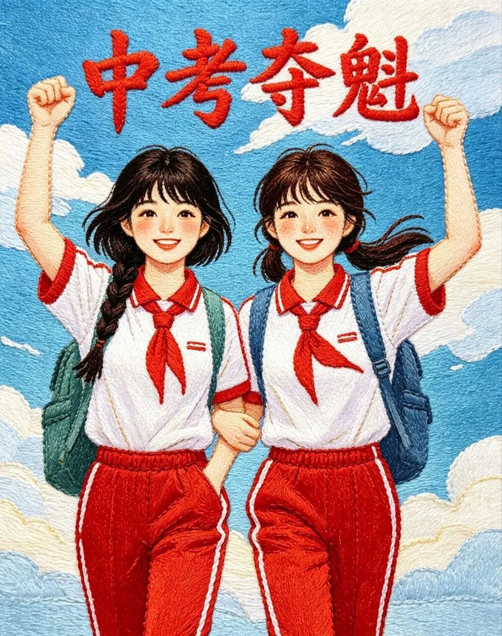 中考成绩是靠自己努力争取来的!-第10张图片-四季读书网