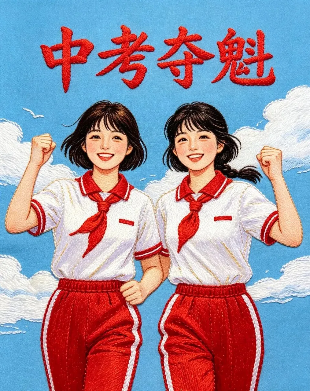 中考成绩是靠自己努力争取来的!-第11张图片-四季读书网