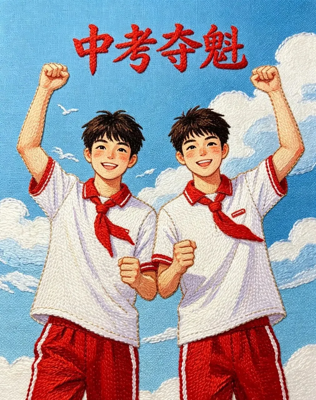 中考成绩是靠自己努力争取来的!-第13张图片-四季读书网