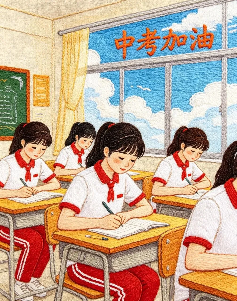 中考成绩是靠自己努力争取来的!-第17张图片-四季读书网
