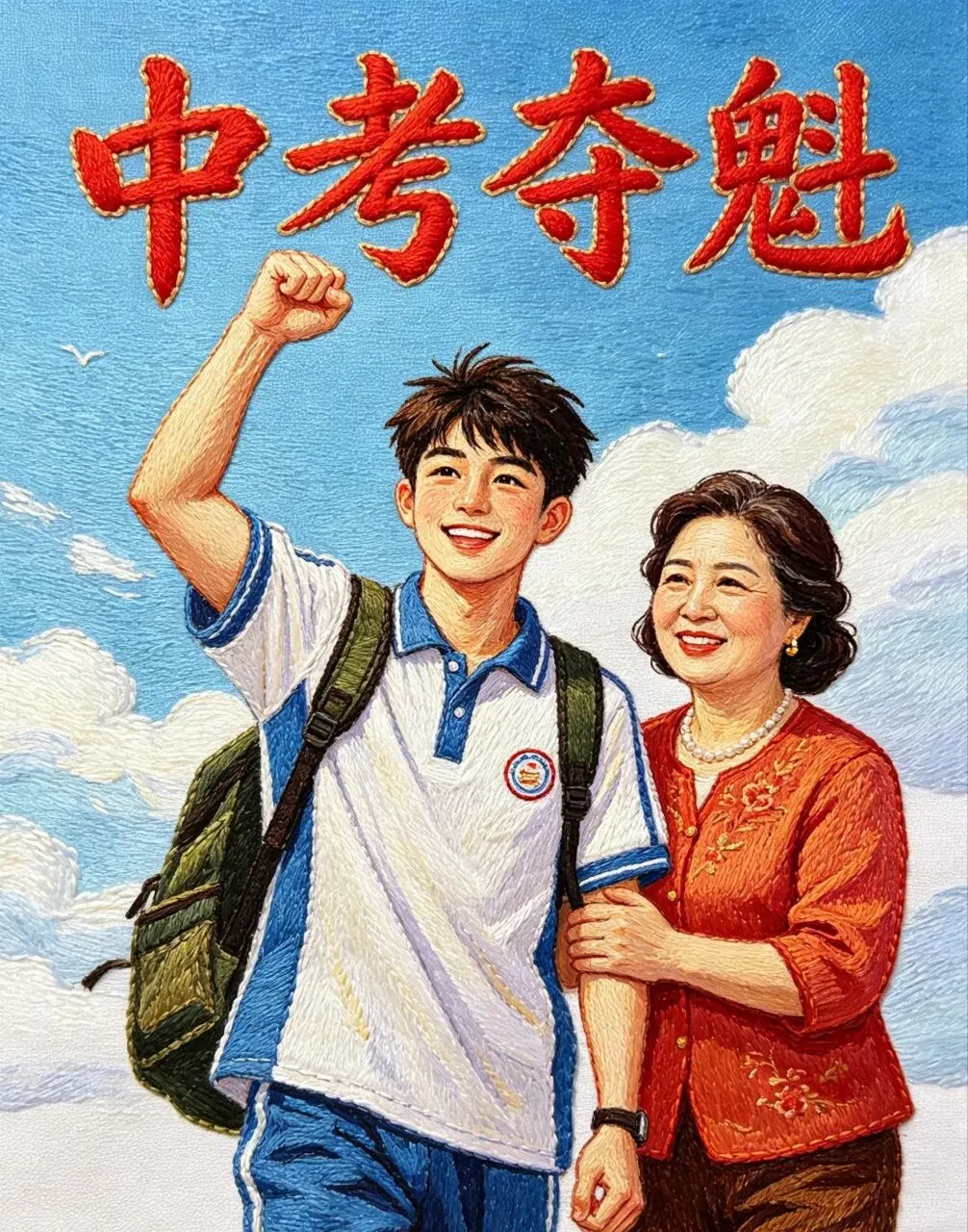 中考成绩是靠自己努力争取来的!-第18张图片-四季读书网