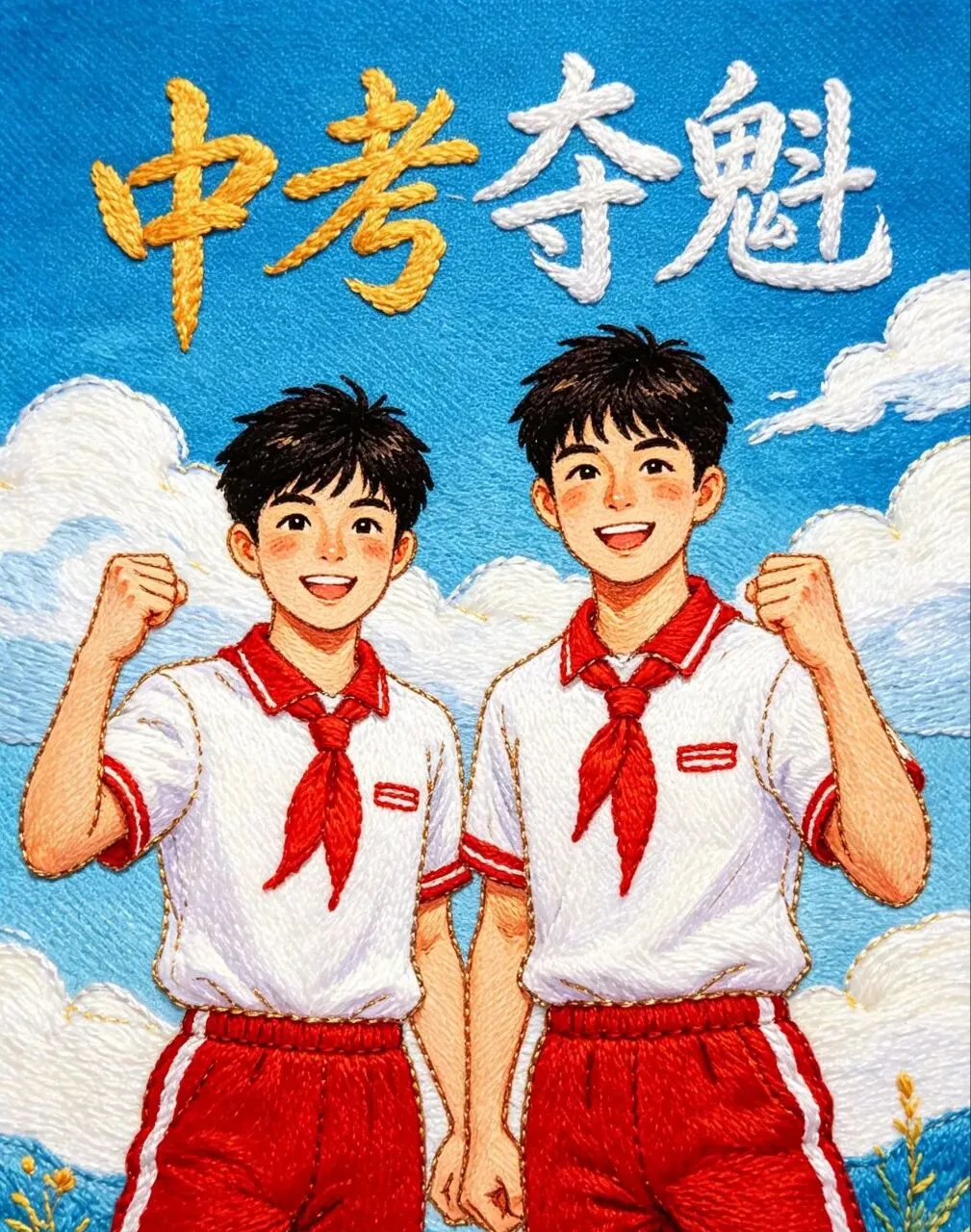 中考成绩是靠自己努力争取来的!-第20张图片-四季读书网